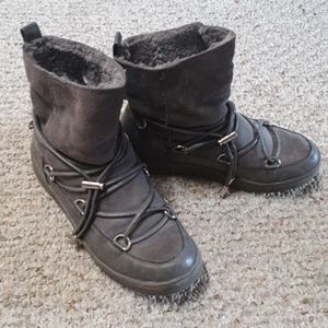 Mi.iM Marshmallow Ankle Fur Lined Snow Boot